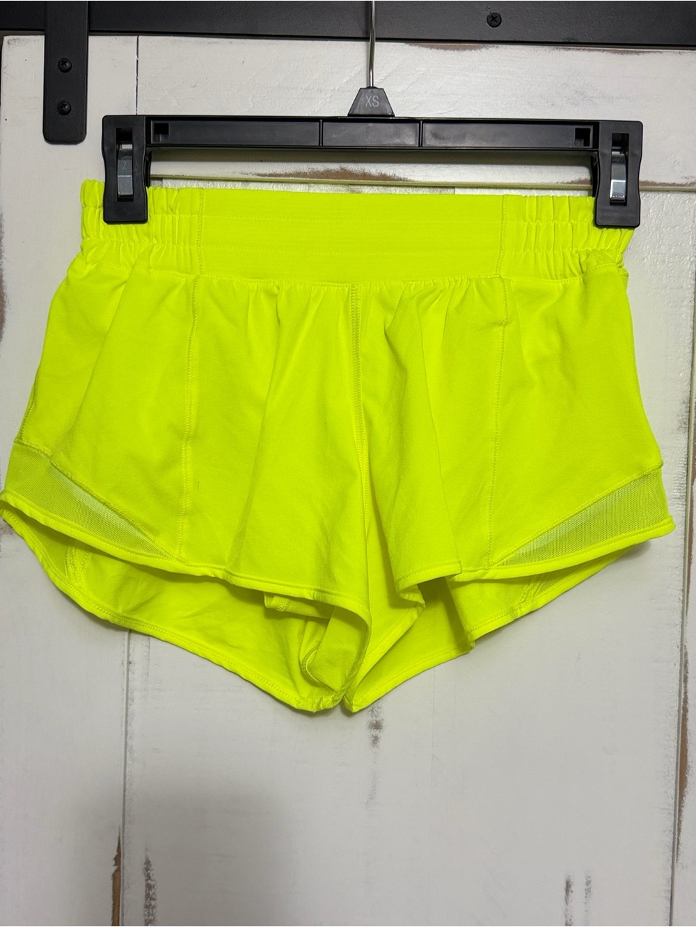 lululemon athletica Neon Yellow Athletic Shorts
